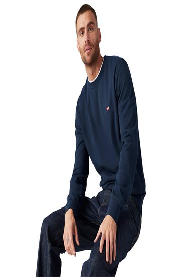 NON GRAPHIC SWEATSHIRT-NAVY BLAZER FRENCH TERRY